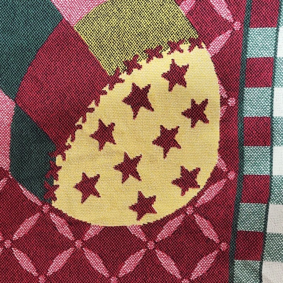 NOT A CREATURE WAS STIRRING Cat in Christmas Stocking Woven Blanket Throw - Picture 4 of 9